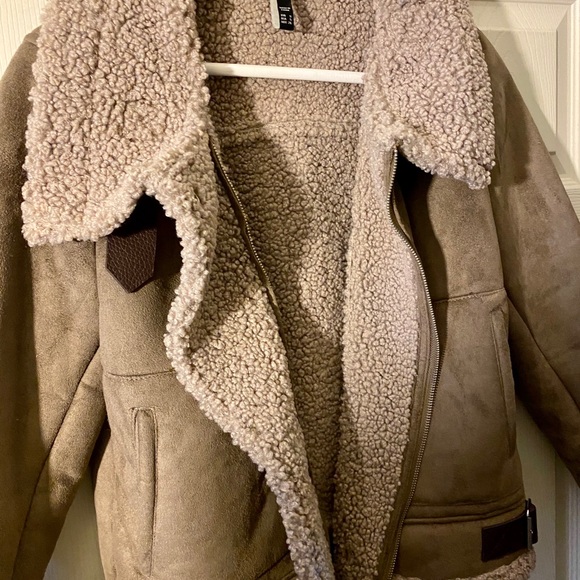 Zara Shearling TRF Jacket - Picture 4 of 7
